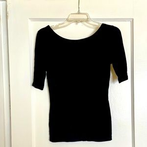 Ballet neck Jersey top